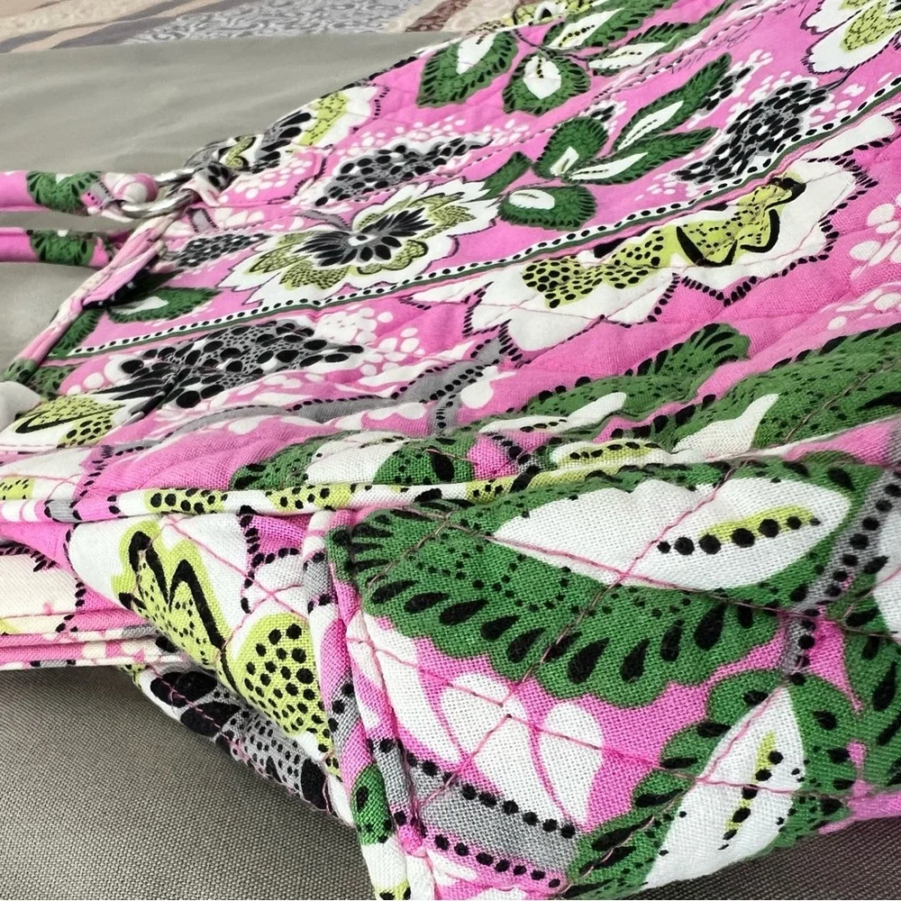 Vera Bradley Priscilla Pink Quilted Frame Shoulder Bag - Retired